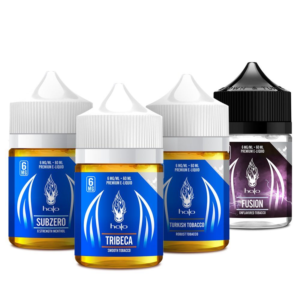 SubZero Menthol Vape Juice Concentrated Menthol EJuice Halo